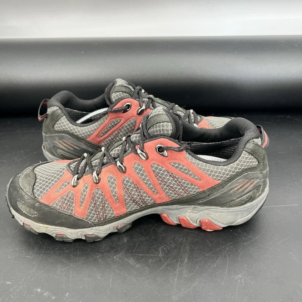 Men's Oboz‎ bDry Traverse Hiking Shoes Red Black Size 12